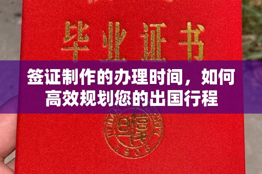 辽源签证制作的办理时间，如何高效规划您的出国行程