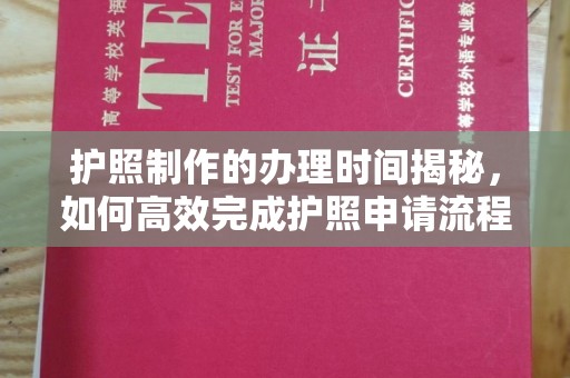 辽源护照制作的办理时间揭秘，如何高效完成护照申请流程