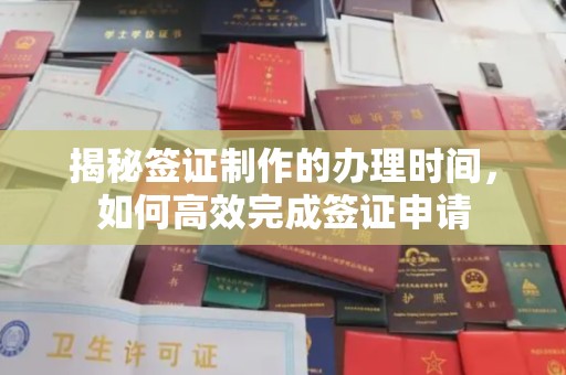 辽源揭秘签证制作的办理时间，如何高效完成签证申请