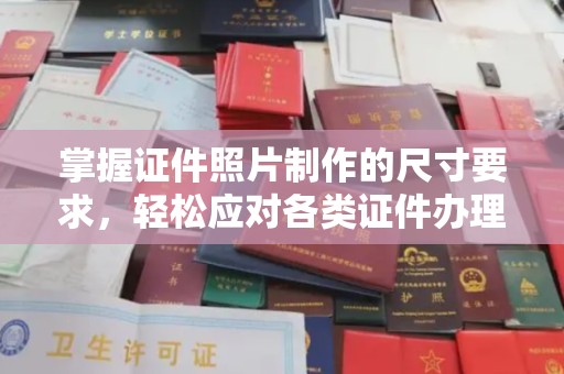 辽源掌握证件照片制作的尺寸要求，轻松应对各类证件办理