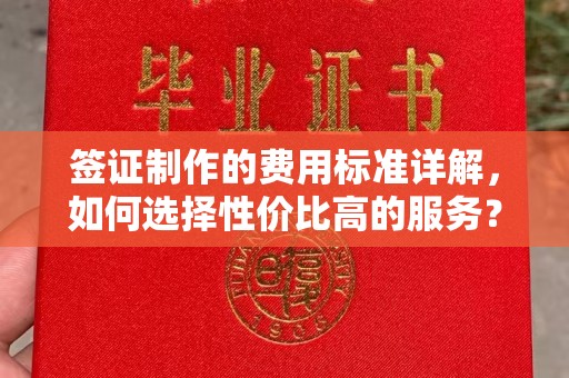辽源签证制作的费用标准详解，如何选择性价比高的服务？