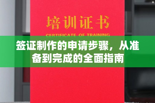 辽源签证制作的申请步骤，从准备到完成的全面指南